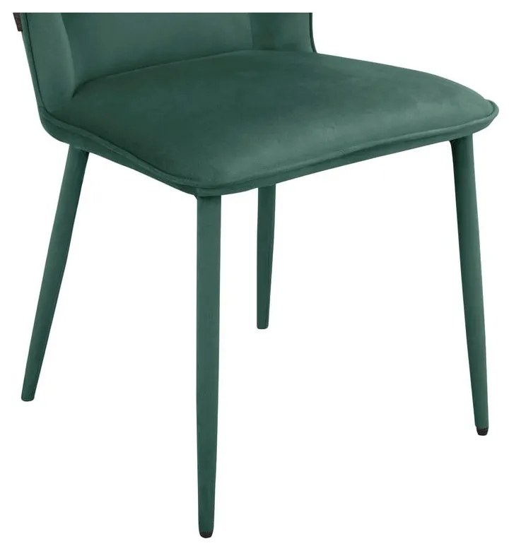 Scaune de dining verde 2 buc. din catifea Wilma – Støraa
