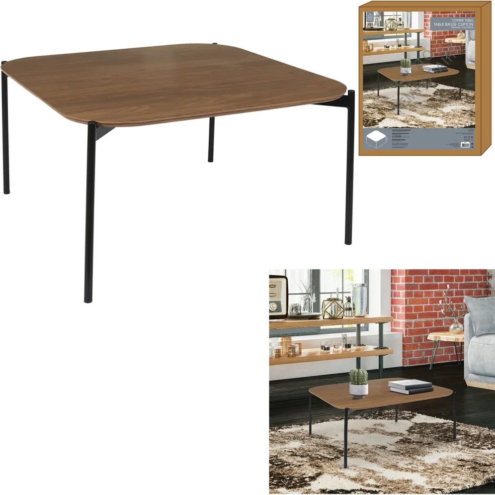 OFERTA Masuta de cafea cu blat in decor castan MERRO II. calitate