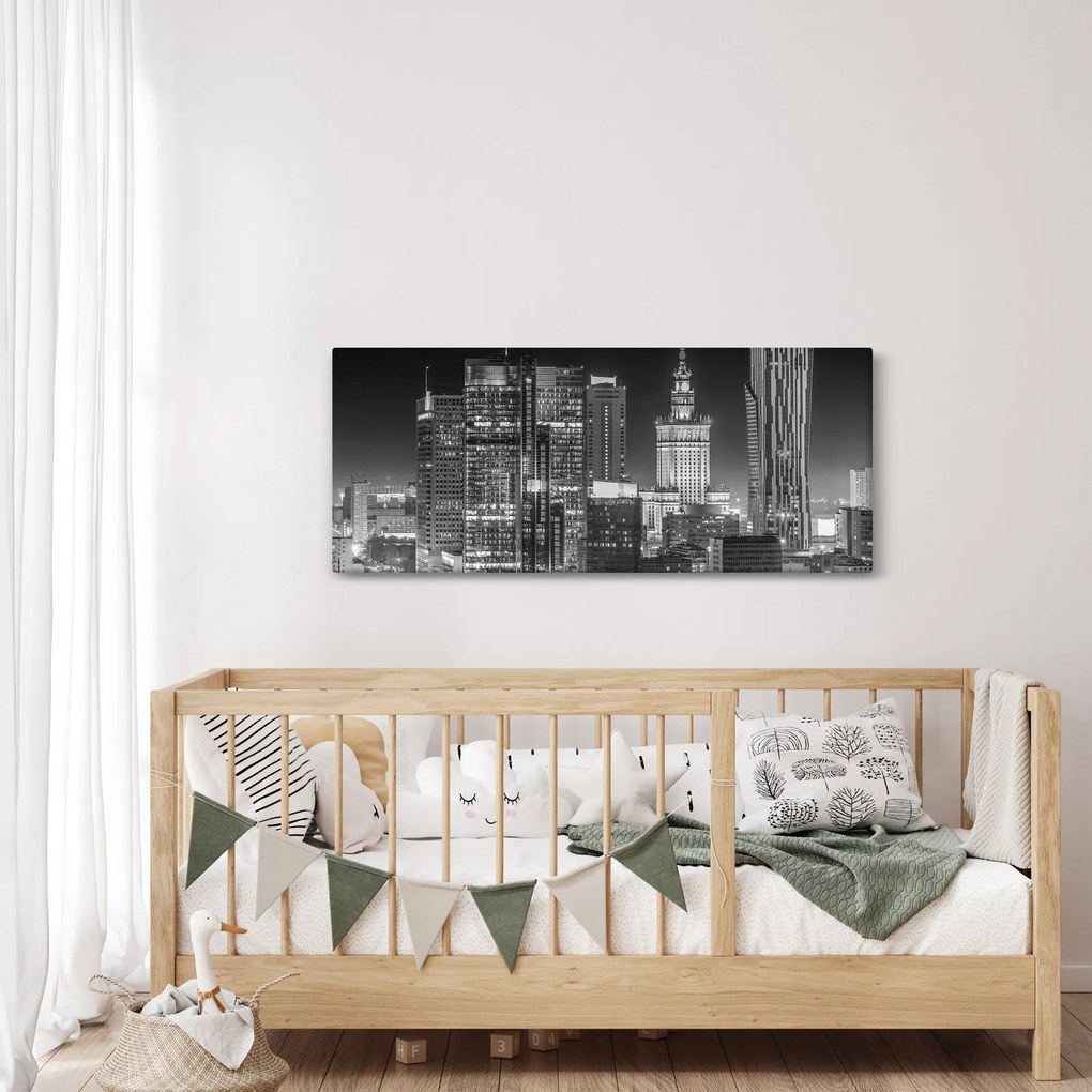 Tablou - Alb și negru New York (120x50 cm)