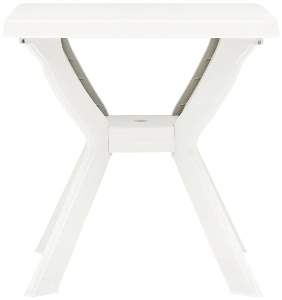 Masa de bistro, alb, 70x70x72 cm, plastic