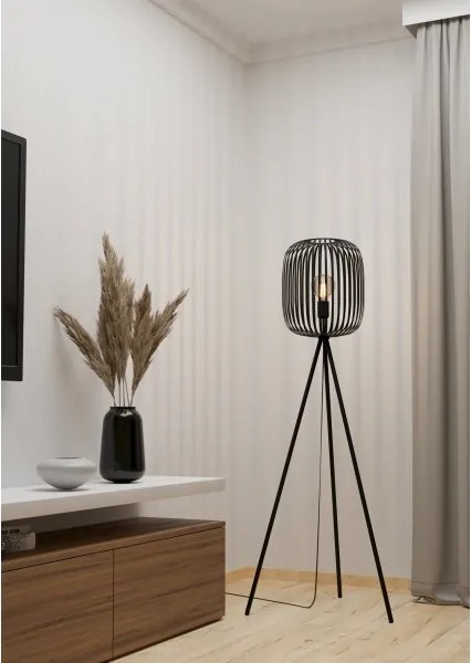 Lampadar ROMAZZINA 1xE27/40W/230V negru Eglo 900522