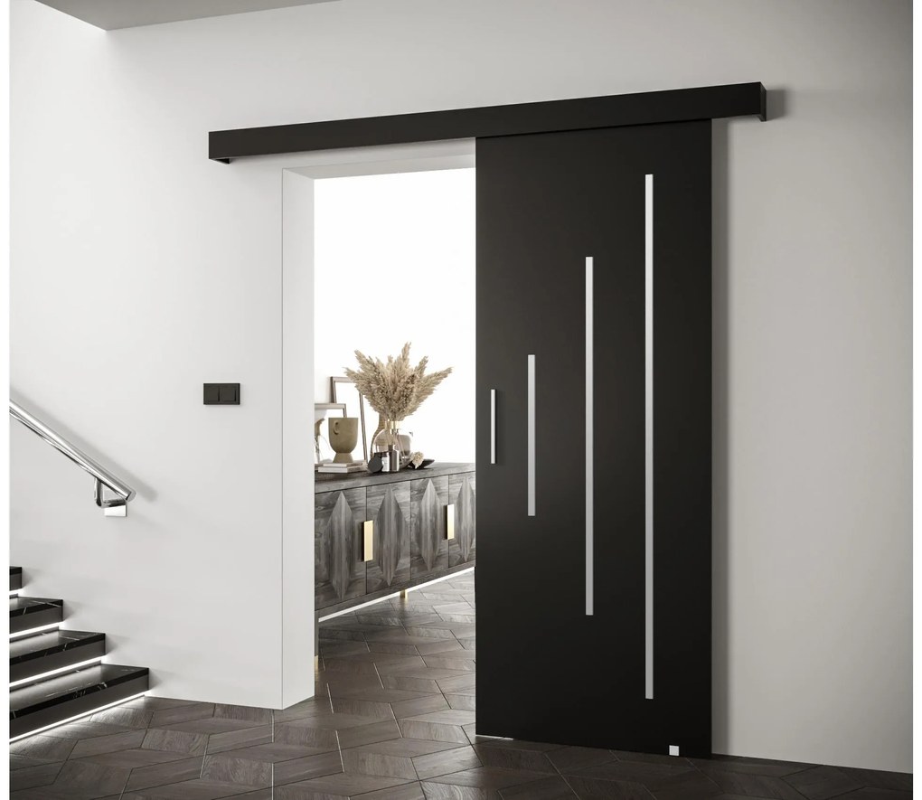 Uși culisante 70 cm Slavdro 3 (negru mat). 1108773