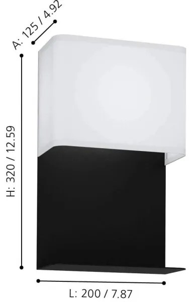 Eglo 99069 - Aplica LED de perete GALDAKAO LED/5,4W/230V