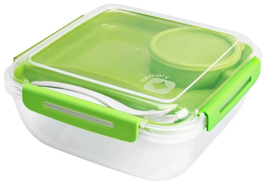 Lunchbox - salata si snack 1.7L, tacamuri, Memory