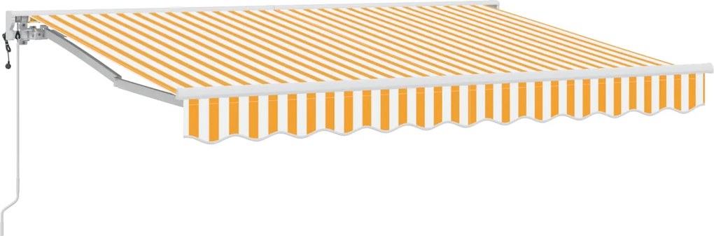 vidaXL Cort electric retractabil Galben 3 x 2,5 m