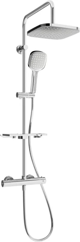 Mexen KT33 set de duș extern cu duș de ploaie și baterie termostatică, crom - 771503393-00