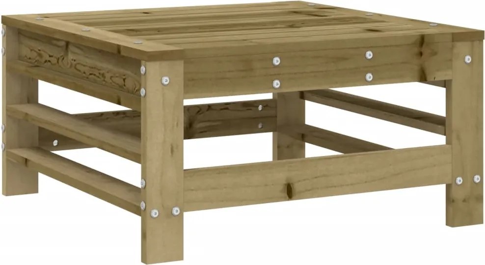 vidaXL Taburet de grădină, lemn de pin impregnat