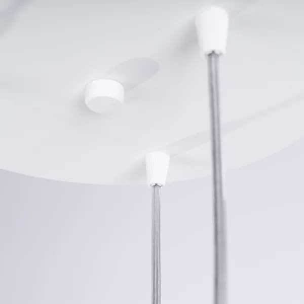 Lustră pe cablu Sollux SL.1689 LAMI 3xGU10/10W/230V alb