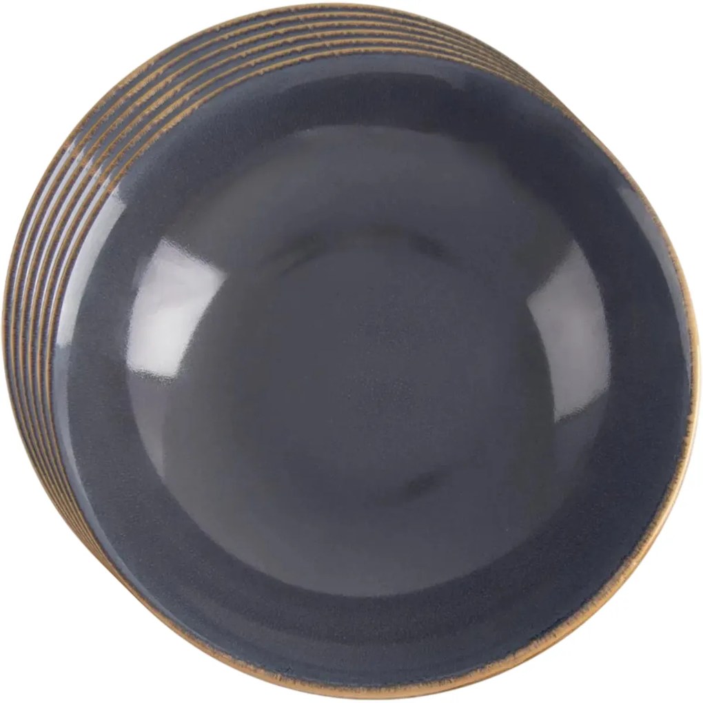 Orion Set de farfurii adânci din ceramică Glazegri 20,5 cm, 6 buc.