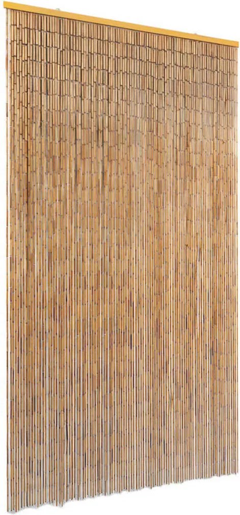 vidaXL Perdea de ușă pentru insecte, bambus, 100x200 cm