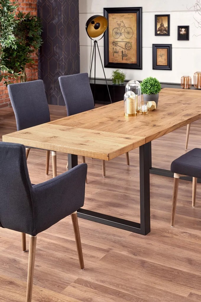Masa extensibila Perez stejar - L160/250xl90xh76 cm