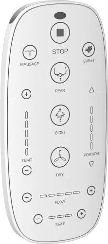 Vas WC suspendat cu bideu 1600W/230V + capac WC + buton de comandă + modul + garnitură + telecomandă