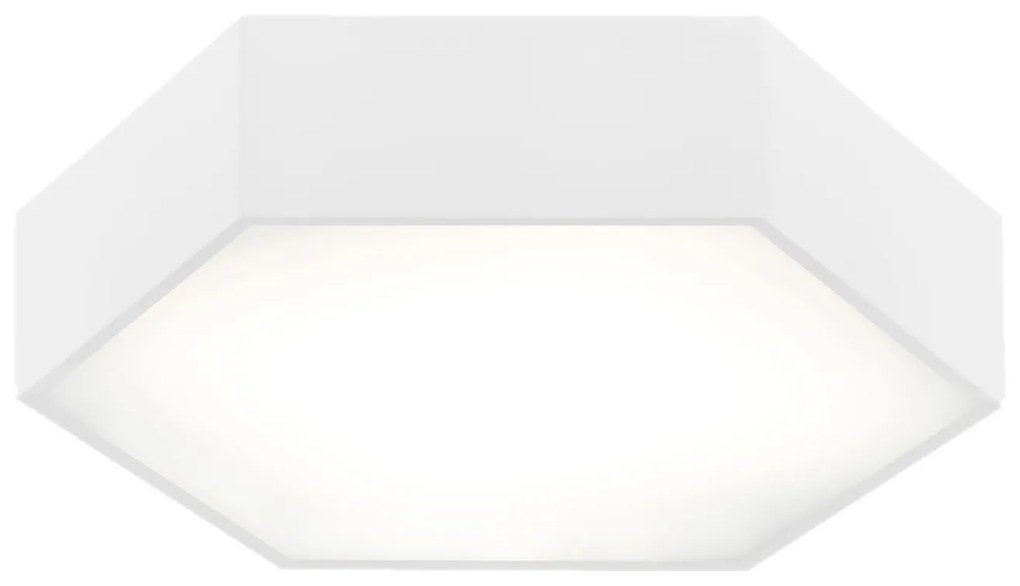 Plafoniera LED moderna design hexagonal ARIZONA 22,5W alba