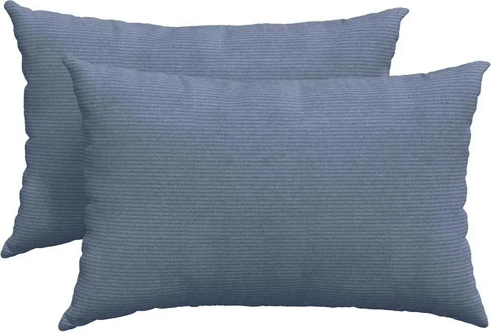 vidaXL Perne pentru canapea 2 pcs albastru 60 x 40 cm