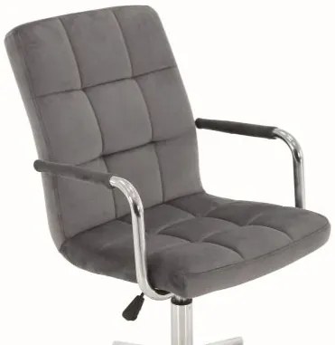 Scaun de birou gri Q-022 VELVET
