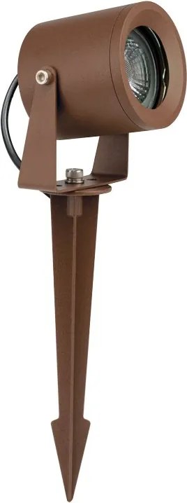 Proiector cu Tarus iluminat exterior decorativ IP65 ARCO maro 24V