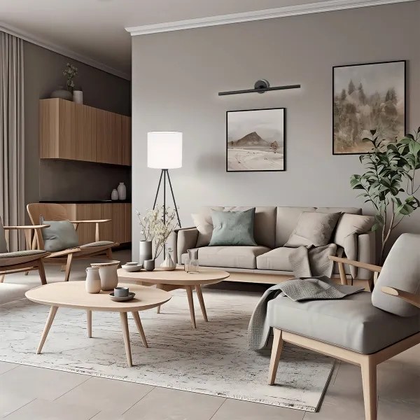 Aplică LED pentru tablouri Argon 8594 MIRIAM LED/7,2W/230V 3000K 40 cm negru