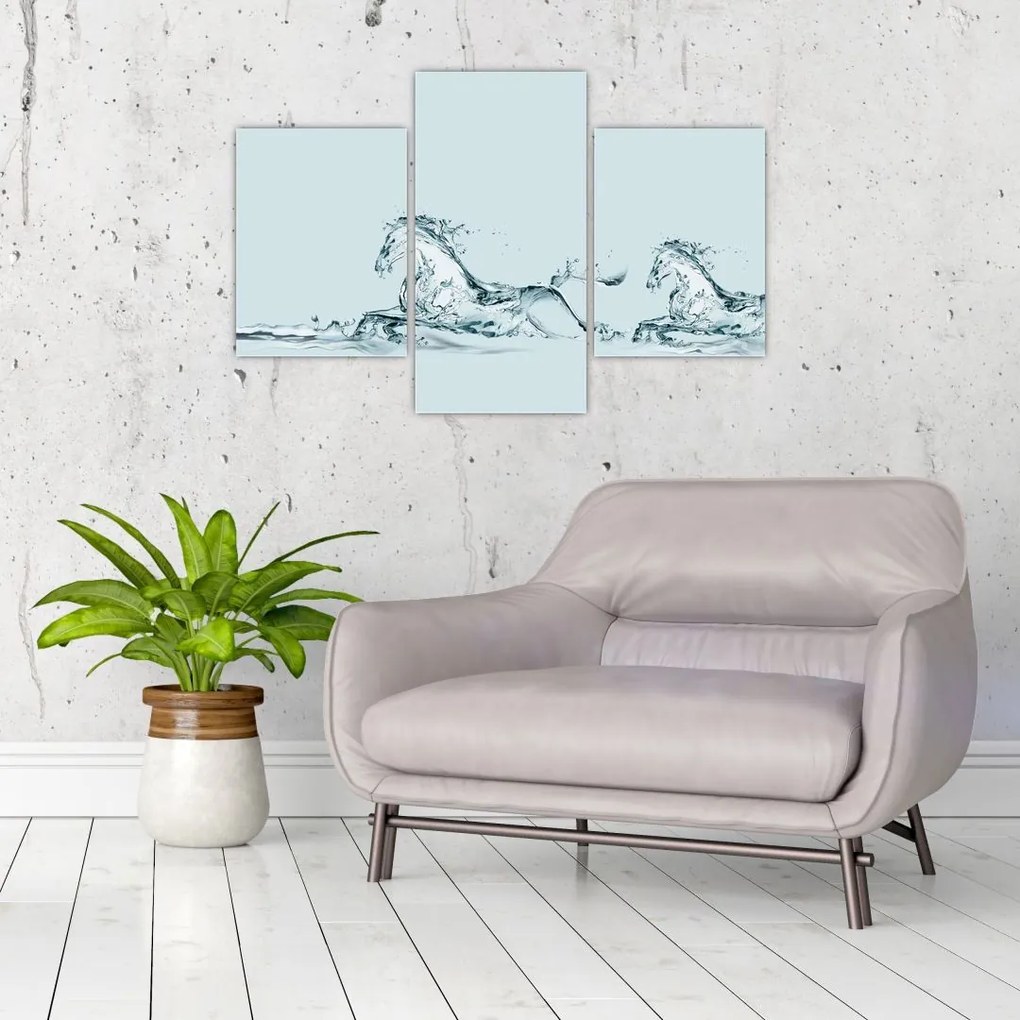 Tablou - Cai din picături de apă (90x60 cm)