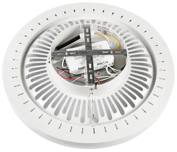 Plafonieră LED cu ventilator GEMMA LED/37W/230V alb + telecomandă