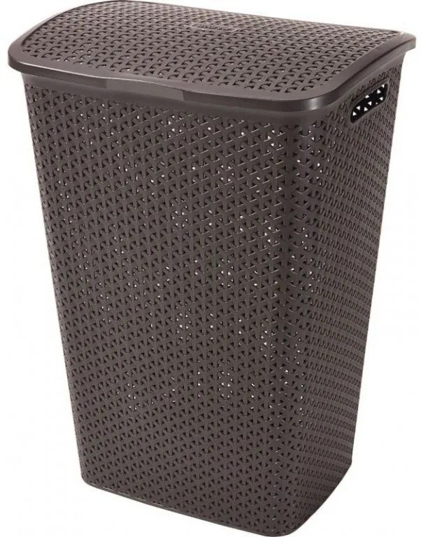 Coș de rufe murdare 55 l MY STYLE RATTAN, maro, CURVER