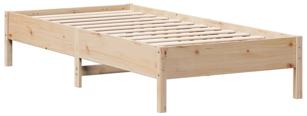 842706 vidaXL Cadru de pat, 100x200 cm, lemn masiv de pin