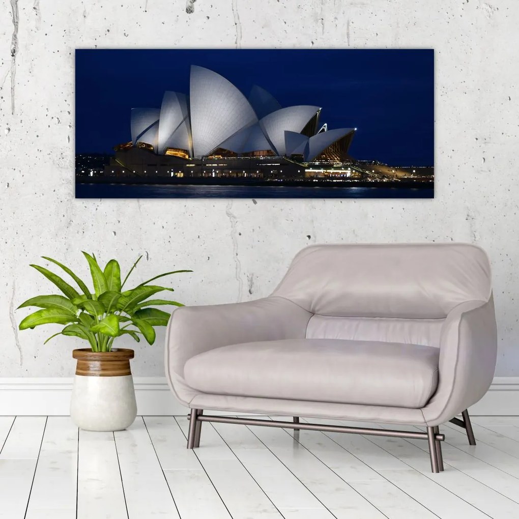 Tabloul Sydney nocturn (120x50 cm)