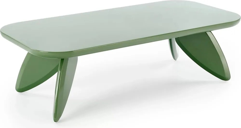Măsuță de cafea dreptunghiulară Lumis 120 cm - verde