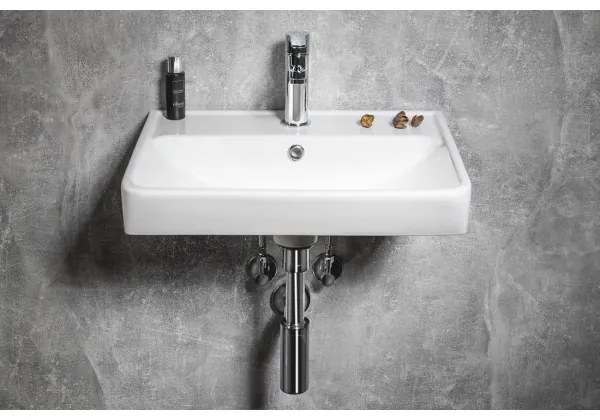 Bruckner - Lavoar încastrat NEON 50x41,5 cm ceramică/alb