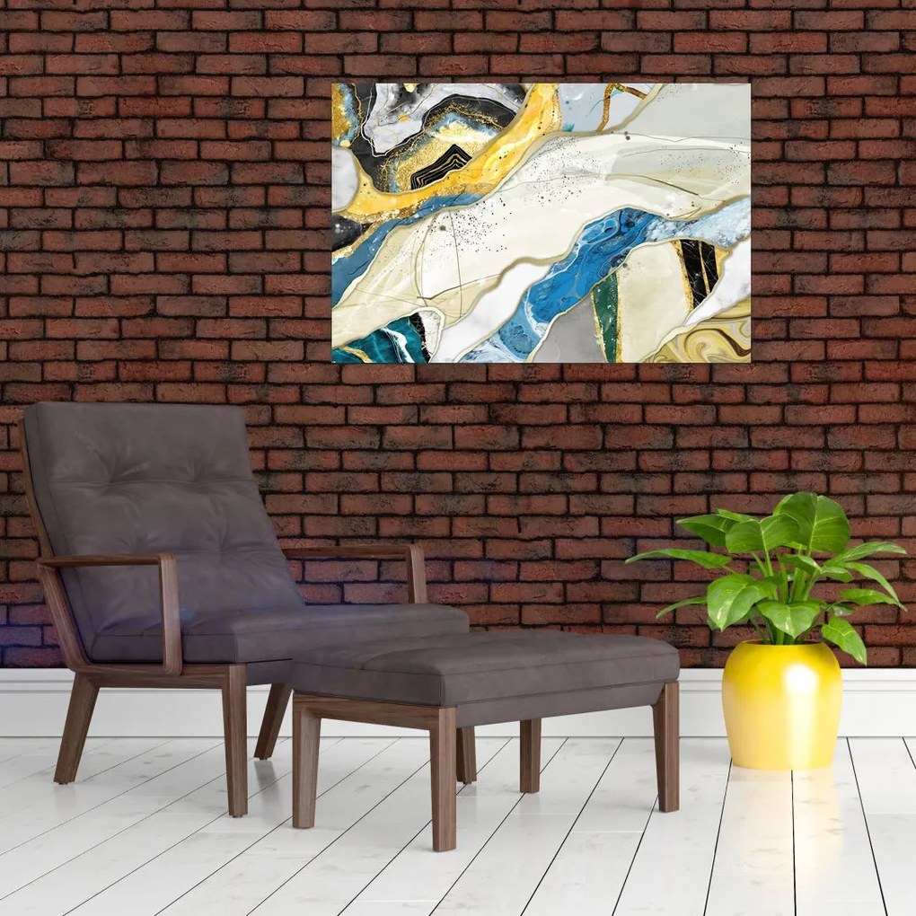 Tablou - Marmură colorată (90x60 cm)