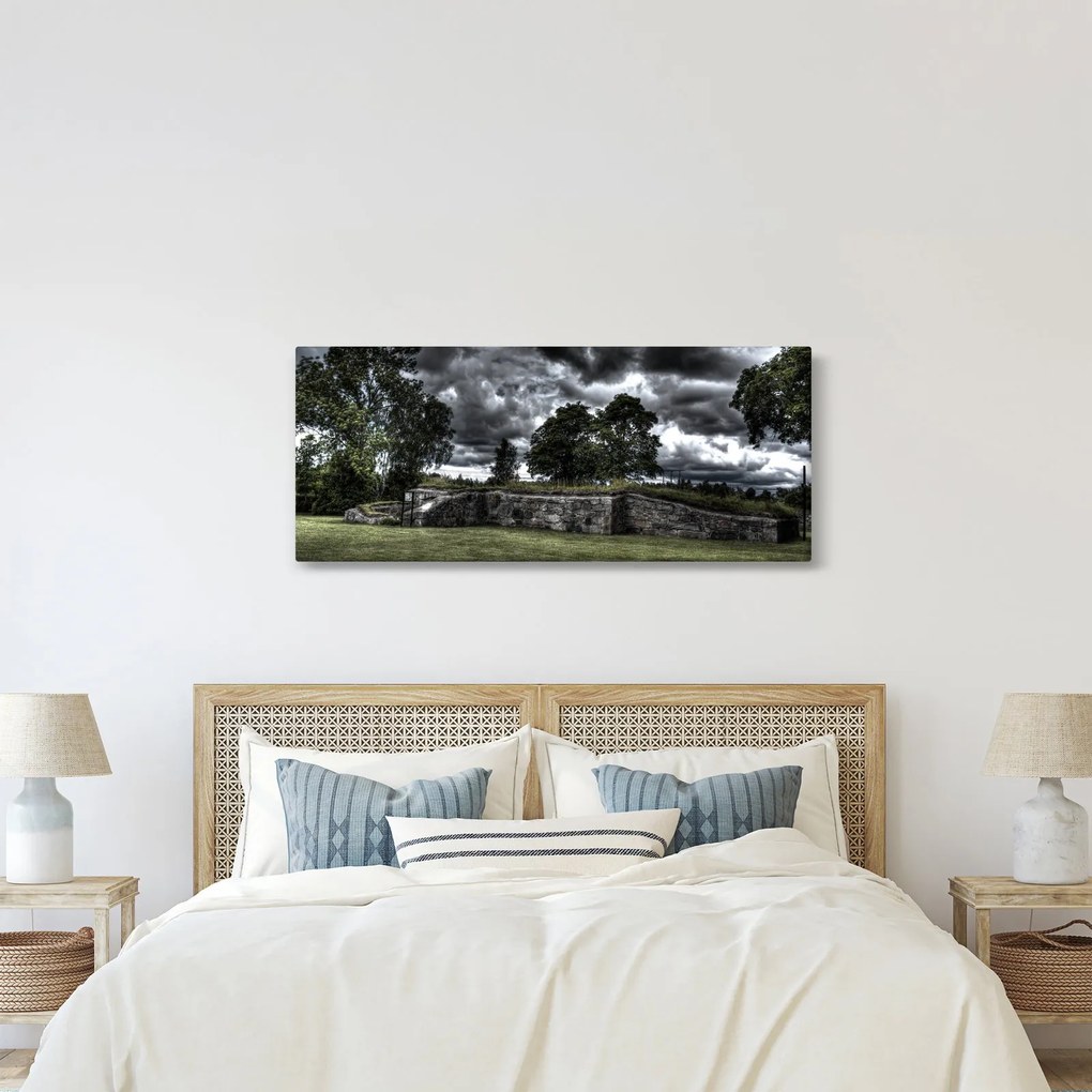 Tablou cu cerul întunecat (120x50 cm)