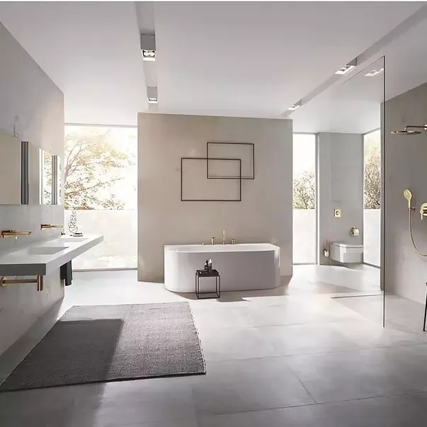 Perie WC Grohe Essentials auriu lucios Cool Sunrise