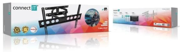 Suport de perete pentru televizor CONNECT IT CMH-7600-BK 32-70” negru