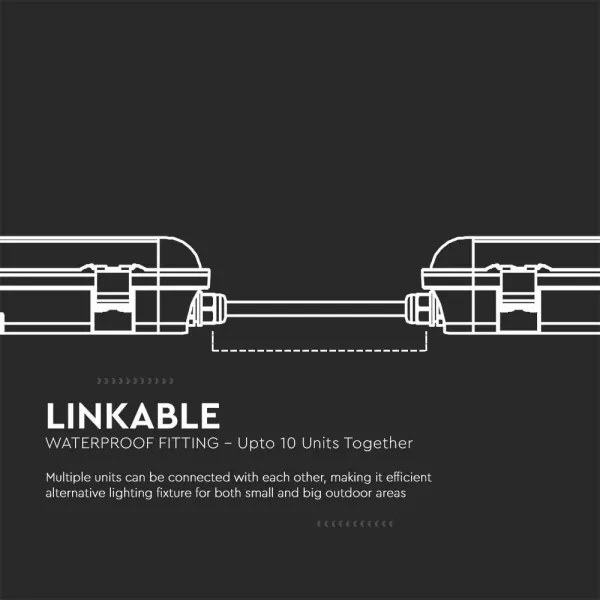 Corp de iluminat LED fluorescent industrial X-SERIES LED/48W/230V 6500K IP65 150 cm