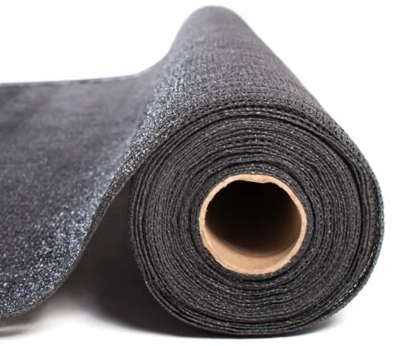 Plasă de umbrire pentru gard - 62 % umbrire - gri 2m x 25m