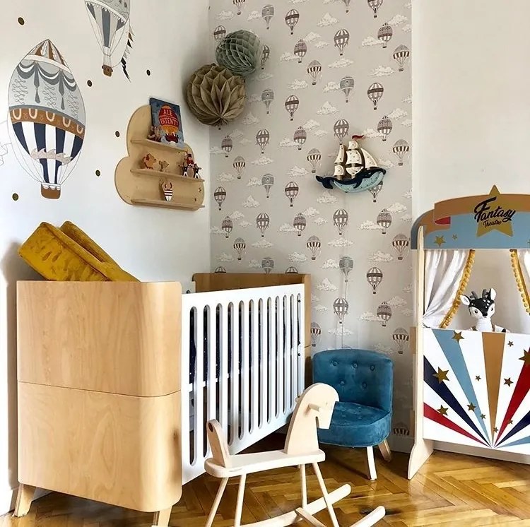 Patut copii HOPPA 70 x 140 cm cu cutie de depozitare