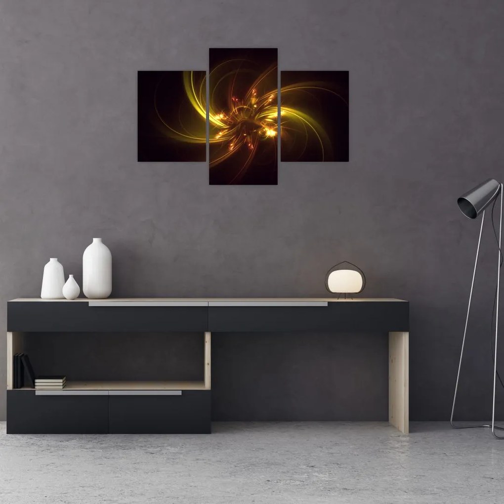 Tablou - abstracție cu elice (90x60 cm)