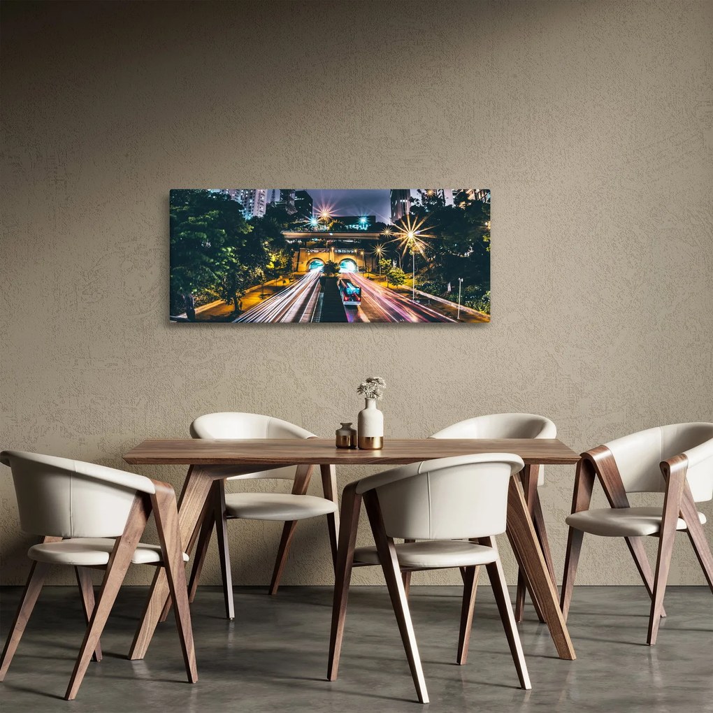 Tablou - Oraș de noapte (120x50 cm)