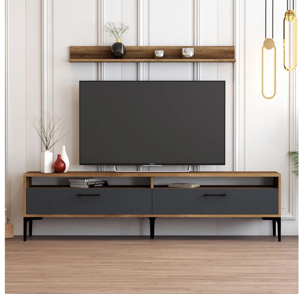 Mobilier living Irma (nuc + antracit). 1088660