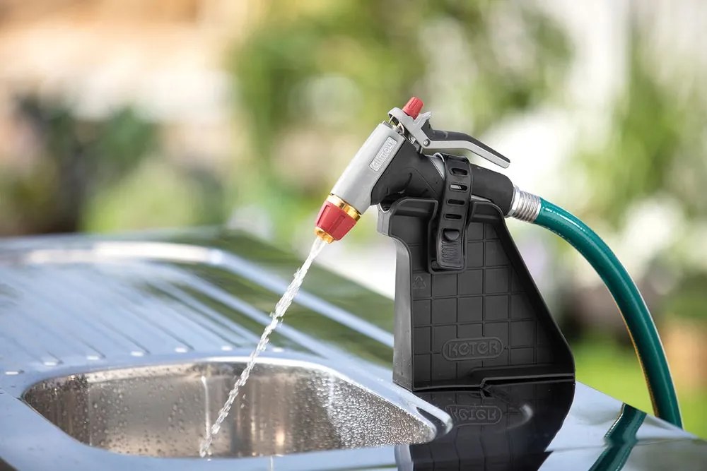 Dulap de grădină Unity Chef, grafit, 237 cm