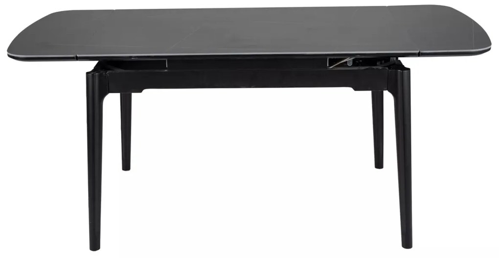 Masa extensibila Sento neagra L120-180xl80 cm