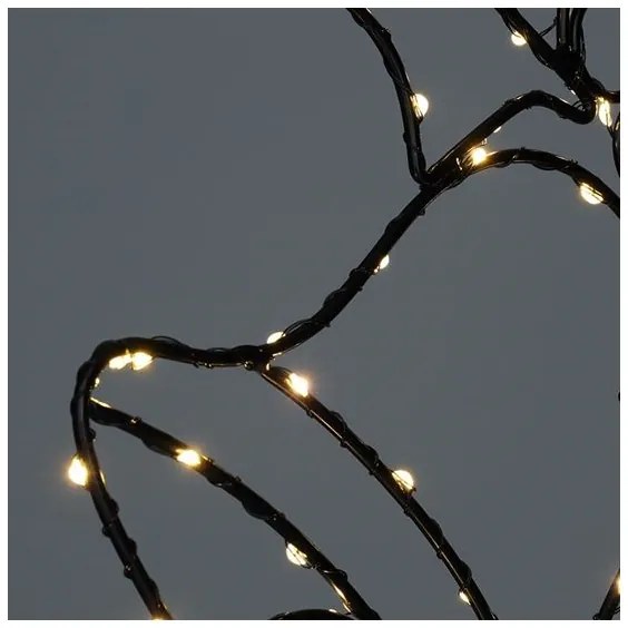 Solight 1V289 - Decorațiune LED de exterior pentru Crăciun, 100 LED/3xAA, IP44, lumină caldă, clopoței