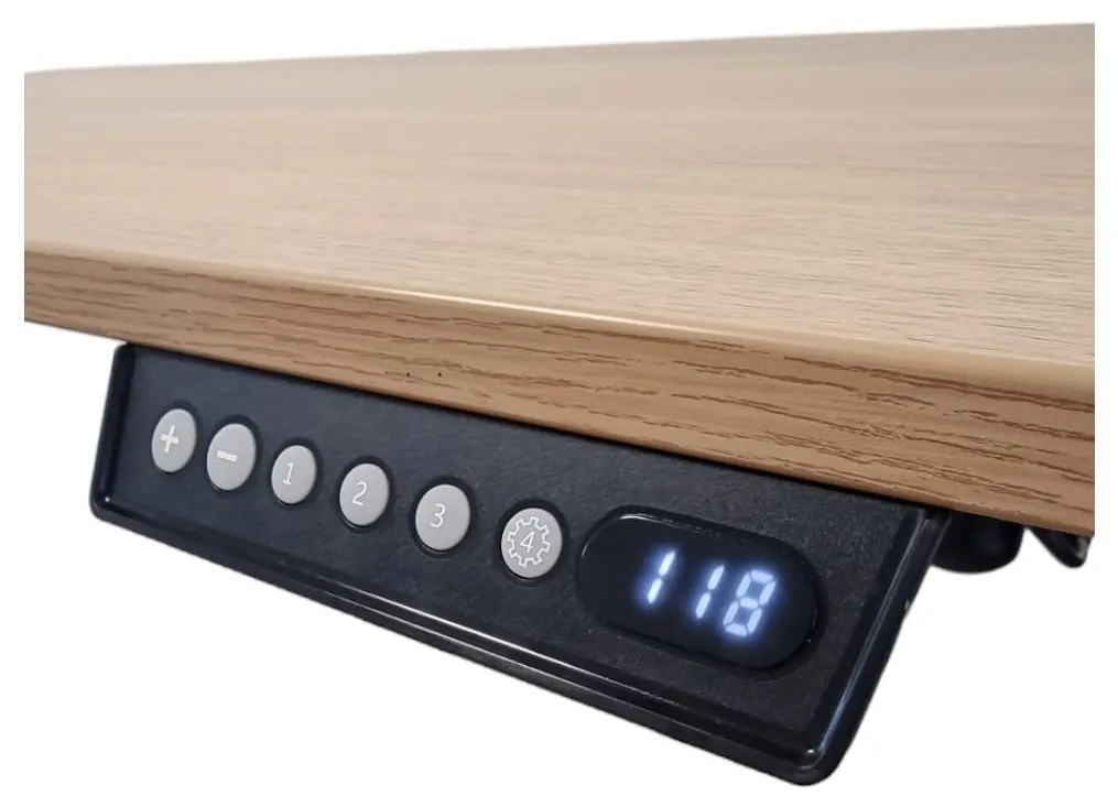 TerrA2DS - cadrul de birou reglabil electric -1 motor (Culoare profil: Alb)