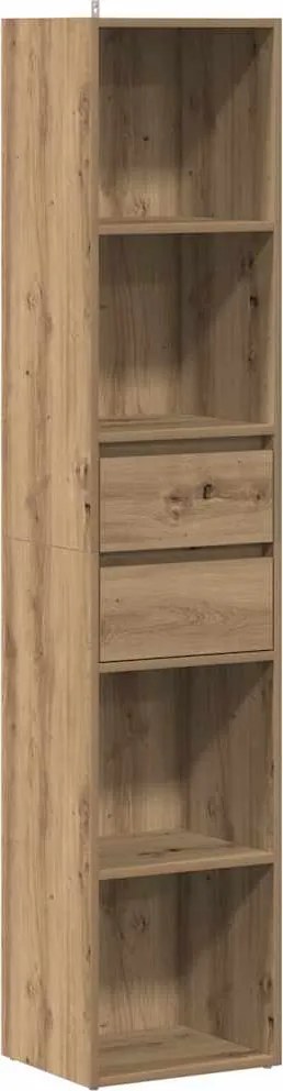 vidaXL Bibliotecă, stejar artizanal, 36x30x171 cm, lemn prelucrat