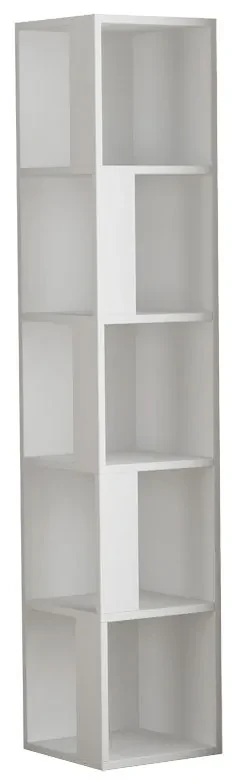 Bibliotecă colț Raphael 31x31x159cm | BIANO