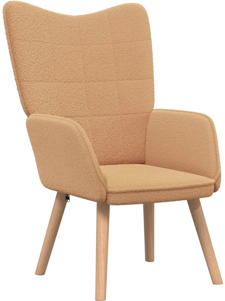 vidaXL fotoliu Bej 62 x 67 x 95,5 cm Țesătura Sherpa