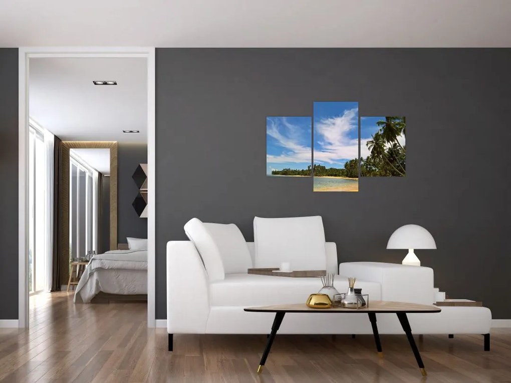Tablou cu plajă (90x60 cm)