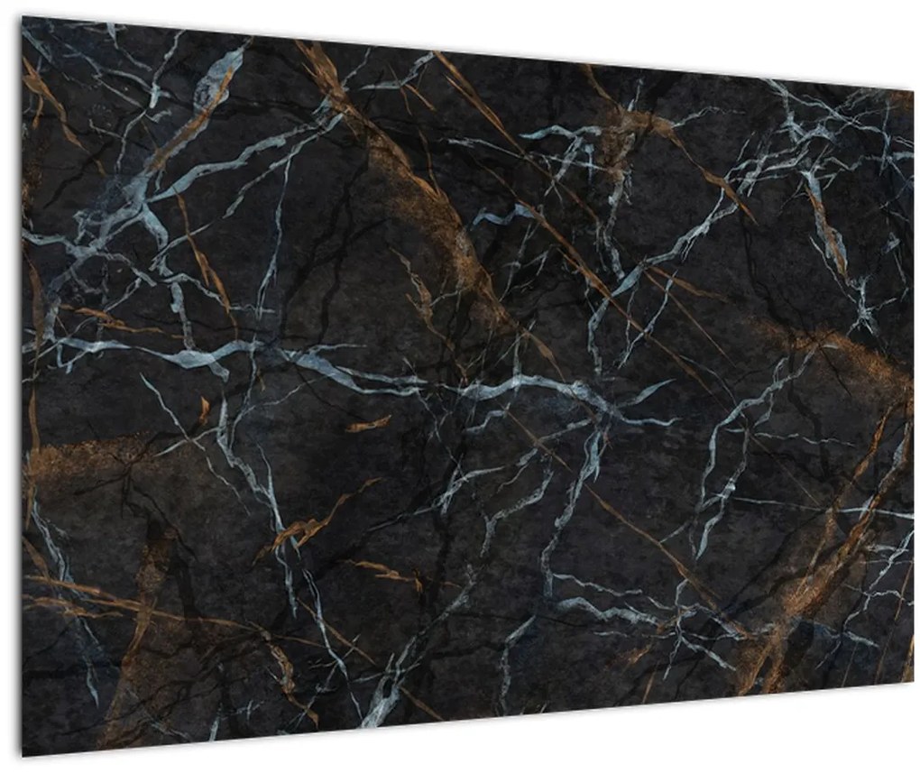 Tablou - Marmură neagră (90x60 cm)