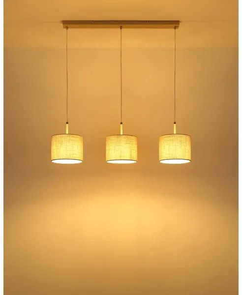 Globo 15968-3H - Candelabru DELEON suspendat pe cablu, 3xE27/40W/230V