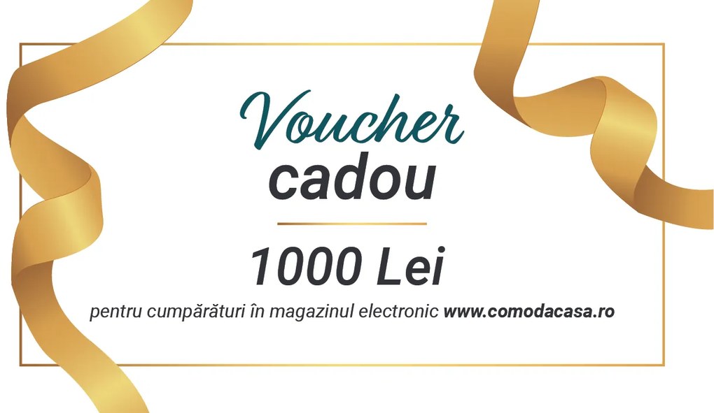 Voucher cadou pentru 1 000 Lei Formular cupon: Electronic