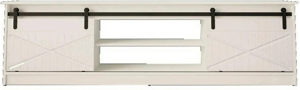 Comoda TV GRANERO, alb, PAL laminat, 200x35x57 cm